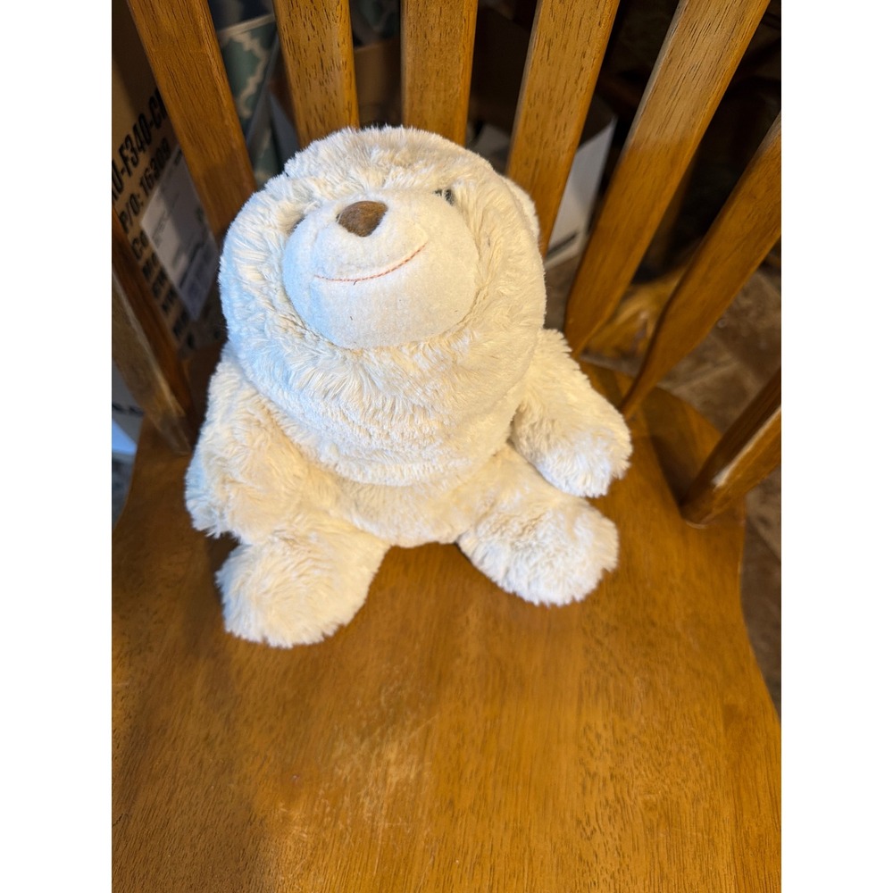 Gund Snuffles White Teddy Bear Plush Stuffed Animal #6050380 10 Inch Cream